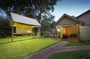 Camp Nkwasi tents